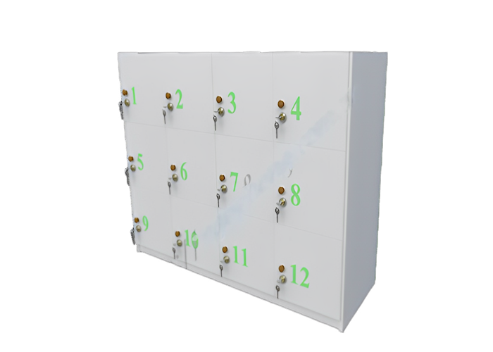 Tủ locker 12 nắp - Chinhuei
